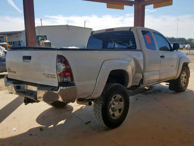 5TFTU4GN3BX001891 - 2011 TOYOTA TACOMA PRE WHITE photo 4