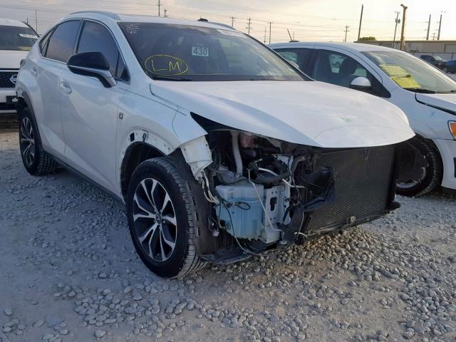 JTJBARBZ9F2001695 - 2015 LEXUS NX 200T WHITE photo 1