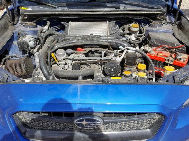 JF1VA1A63F9816836 - 2015 SUBARU WRX BLUE photo 7