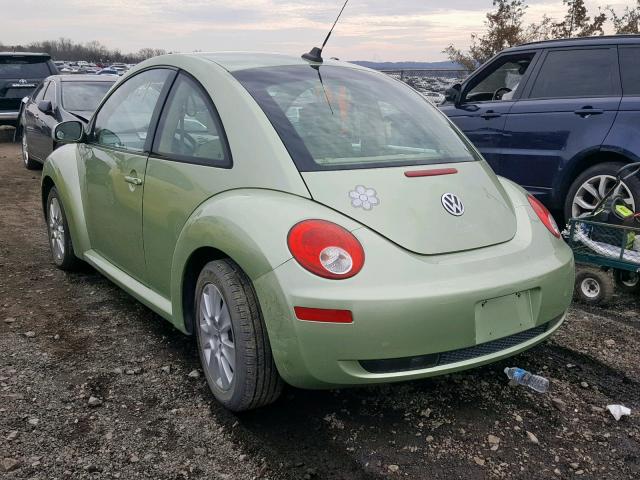 3VWPW31C99M513908 - 2009 VOLKSWAGEN NEW BEETLE GREEN photo 3
