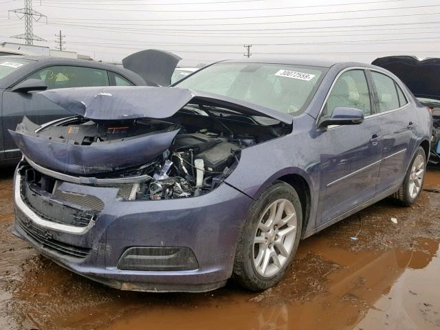 1G11C5SLXFF276426 - 2015 CHEVROLET MALIBU 1LT 蓝色 照片 2