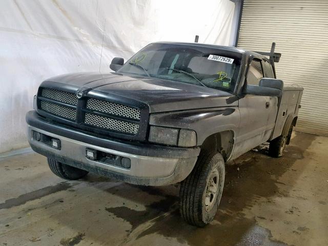 3B7KF23652M222777 - 2002 DODGE RAM 2500 GRAY photo 2