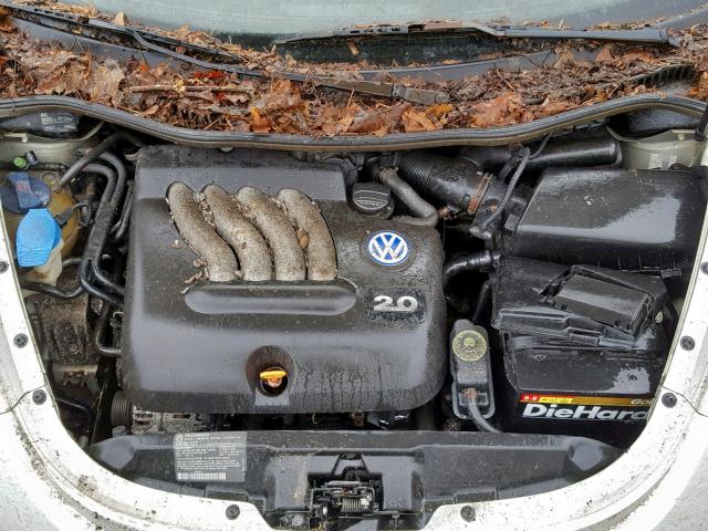 3VWCC21C0YM411123 - 2000 VOLKSWAGEN NEW BEETLE ნაცრისფერი ფოტო 7
