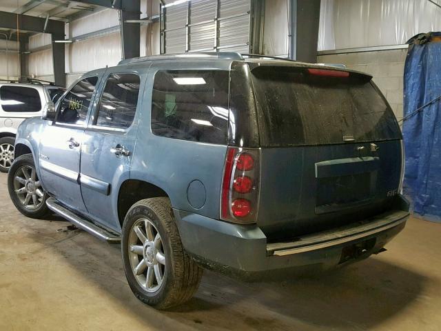 1GKFK63838J137694 - 2008 GMC YUKON DENA BLUE photo 3