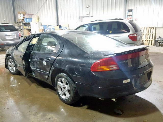 2B3HD56G43H554359 - 2003 DODGE INTREPID E BLACK photo 3