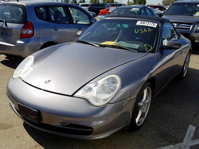 WP0CA29912S655024 - 2002 PORSCHE 911 CARRER GRAY photo 2