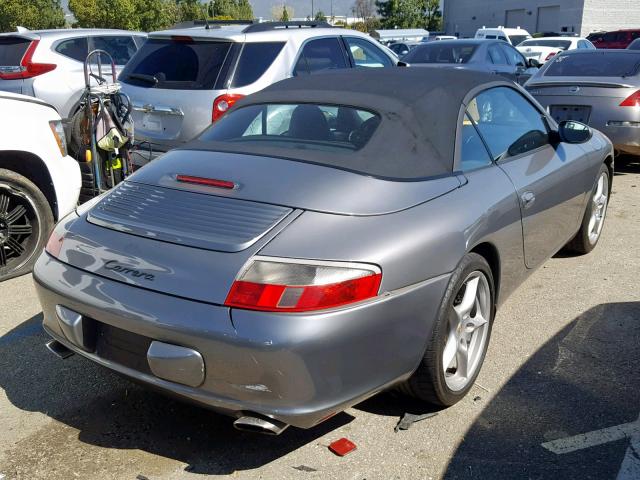 WP0CA29912S655024 - 2002 PORSCHE 911 CARRER GRAY photo 4