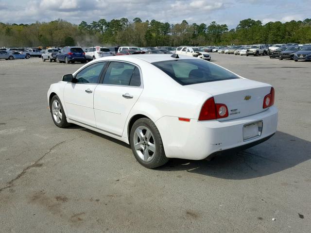 1G1ZC5E01CF181253 - 2012 CHEVROLET MALIBU 1LT თეთრი ფოტო 3