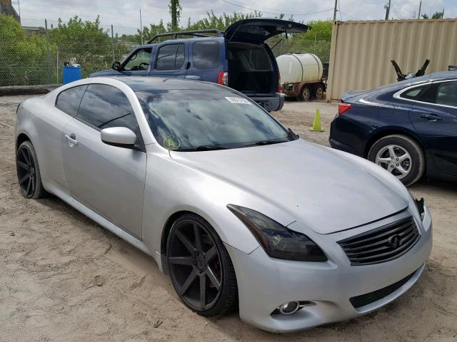 JN1CV6EL5CM471596 - 2012 INFINITI G37 SILVER photo 1