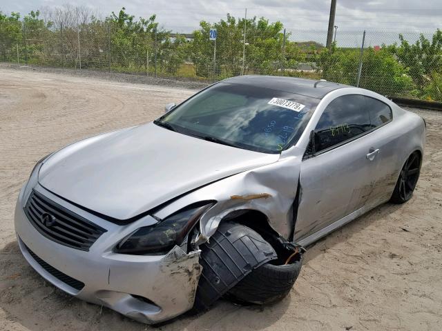 JN1CV6EL5CM471596 - 2012 INFINITI G37 SILVER photo 2