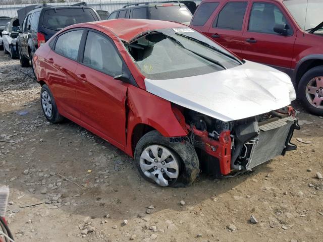 KMHCT4AE9GU003581 - 2016 HYUNDAI ACCENT SE RED photo 1