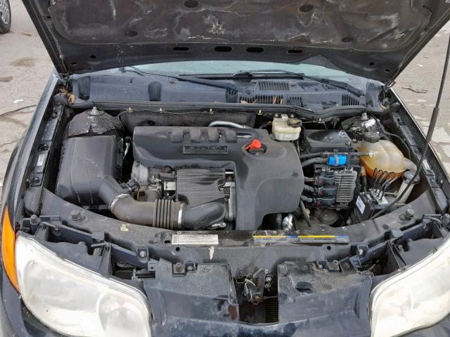 1G8AW15BX7Z172815 - 2007 SATURN ION LEVEL BLACK photo 7