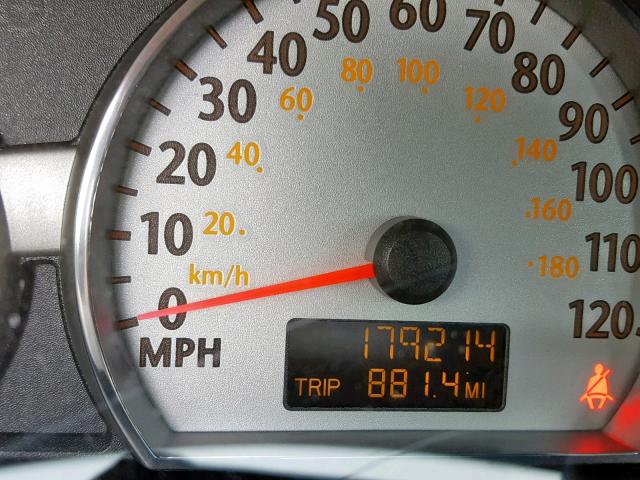 1G8AW15BX7Z172815 - 2007 SATURN ION LEVEL BLACK photo 8