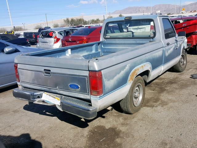 1FTCR10A1KUA15328 - 1989 FORD RANGER BLUE photo 4