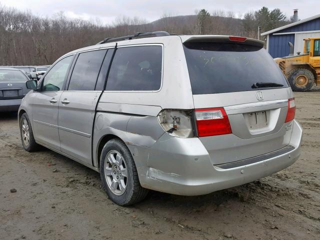 5FNRL38815B067628 - 2005 HONDA ODYSSEY TO SILVER photo 3