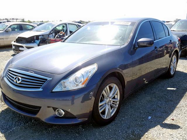 JN1CV6AP3BM506823 - 2011 INFINITI G37 BASE GRAY photo 2