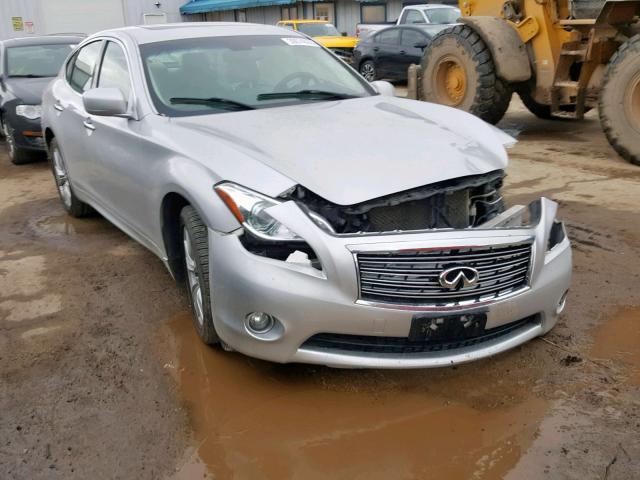 JN1BY1AR6BM372607 - 2011 INFINITI M37 X SILVER photo 1