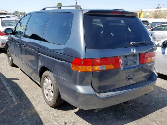 5FNRL18923B150673 - 2003 HONDA ODYSSEY EX CHARCOAL photo 3