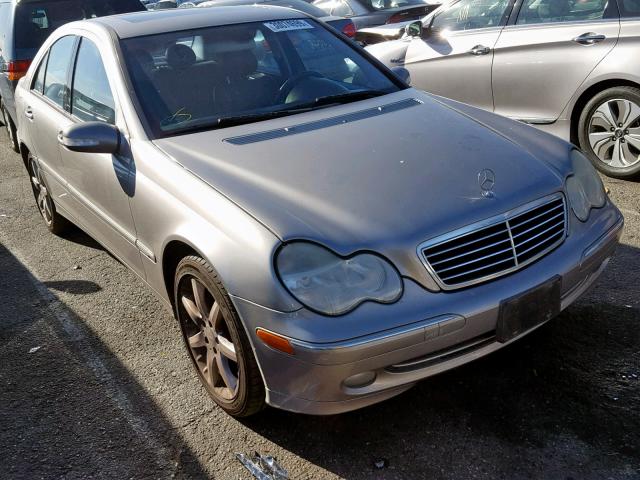 WDBRF40J24F449851 - 2004 MERCEDES-BENZ C 230K SPO SILVER photo 1