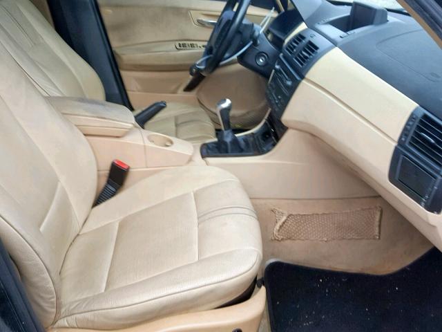 WBXPA93425WA32084 - 2005 BMW X3 3.0I BEIGE photo 5