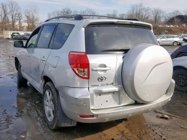 JTMBD31V385130295 - 2008 TOYOTA RAV4 LIMIT SILVER photo 3