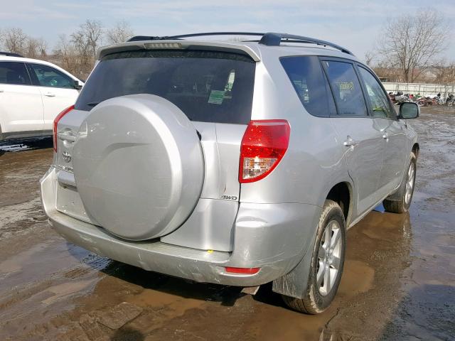 JTMBD31V385130295 - 2008 TOYOTA RAV4 LIMIT SILVER photo 4