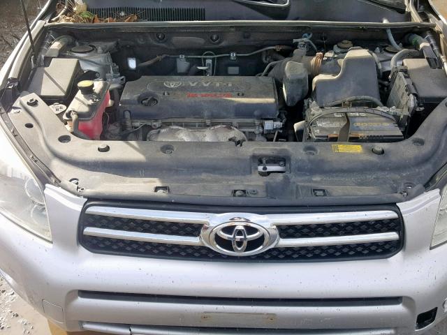 JTMBD31V385130295 - 2008 TOYOTA RAV4 LIMIT SILVER photo 7