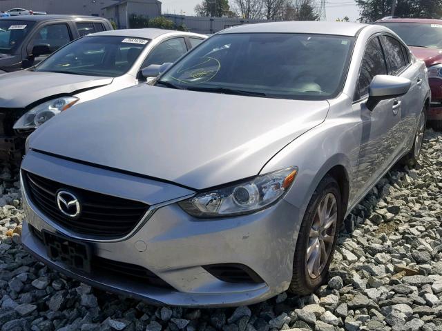 JM1GJ1U59G1402580 - 2016 MAZDA 6 SPORT SILVER photo 2