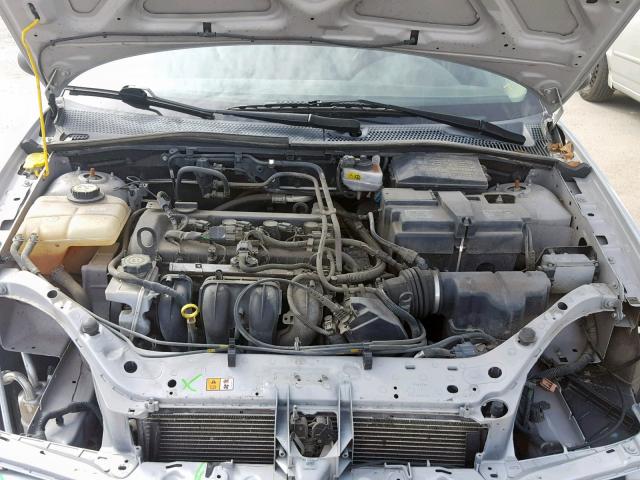 1FAFP34N87W121577 - 2007 FORD FOCUS ZX4 SILVER photo 7