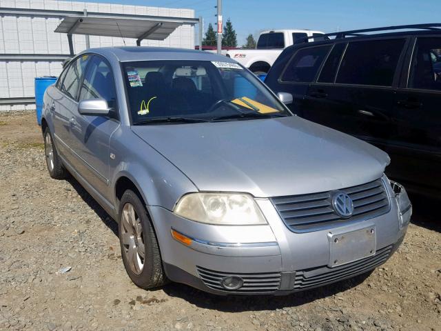 WVWRH63BX1P267879 - 2001 VOLKSWAGEN PASSAT GLX SILVER photo 1