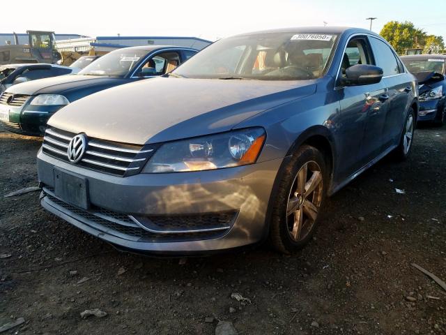 1VWBP7A38DC062057 - 2013 VOLKSWAGEN PASSAT SE  photo 2