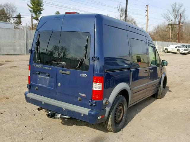 NM0KS9BN0AT031052 - 2010 FORD TRANSIT CO BLUE photo 4