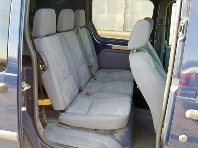 NM0KS9BN0AT031052 - 2010 FORD TRANSIT CO BLUE photo 6