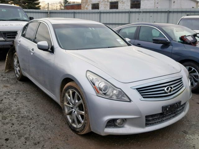 JN1CV6AR9DM757477 - 2013 INFINITI G37 SILVER photo 1