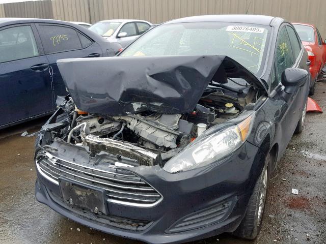 3FADP4AJ7FM172498 - 2015 FORD FIESTA S BLACK photo 2