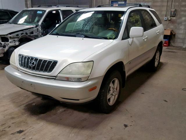 JTJHF10U130297579 - 2003 LEXUS RX 300 WHITE photo 2