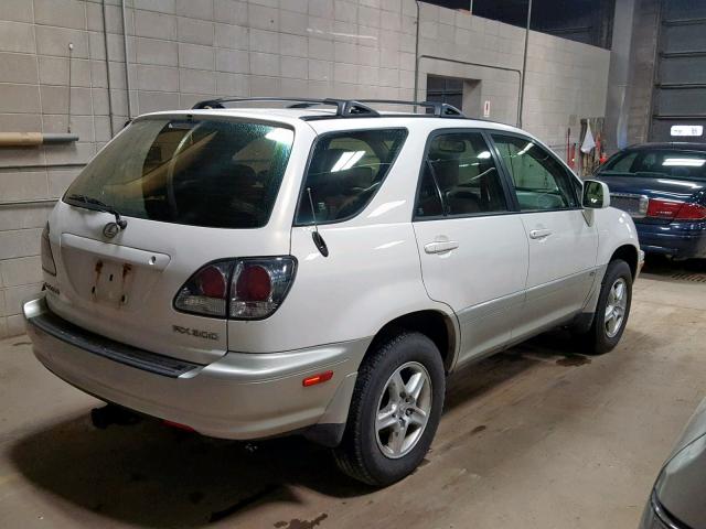 JTJHF10U130297579 - 2003 LEXUS RX 300 WHITE photo 4