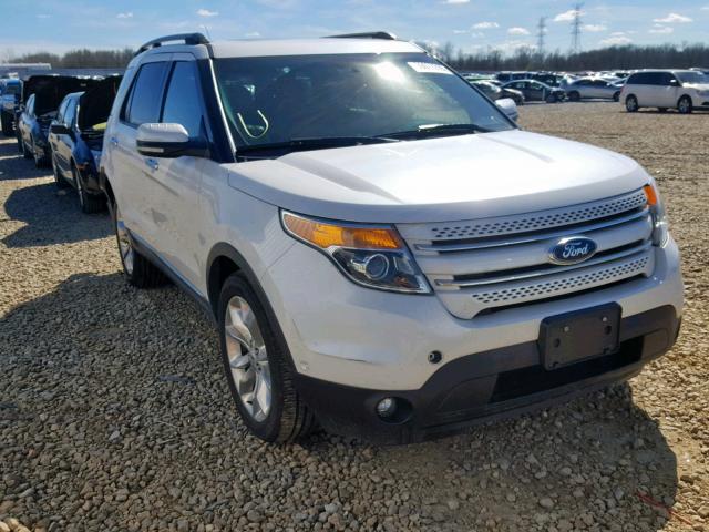 1FMHK8F88CGA72192 - 2012 FORD EXPLORER L WHITE photo 1