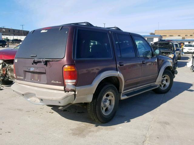 1FMDU74E2YZC36270 - 2000 FORD EXPLORER E BURGUNDY photo 4