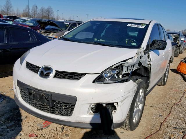 JM3ER293290223424 - 2009 MAZDA CX-7 WHITE photo 2