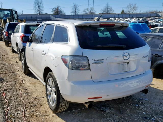 JM3ER293290223424 - 2009 MAZDA CX-7 WHITE photo 3