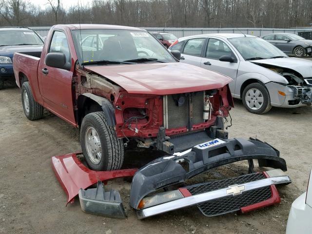 1GCCS148758271577 - 2005 CHEVROLET COLORADO RED photo 1