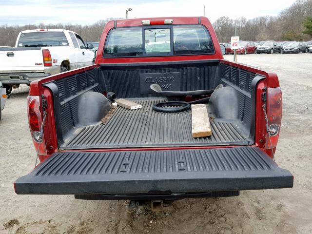 1GCCS148758271577 - 2005 CHEVROLET COLORADO RED photo 6