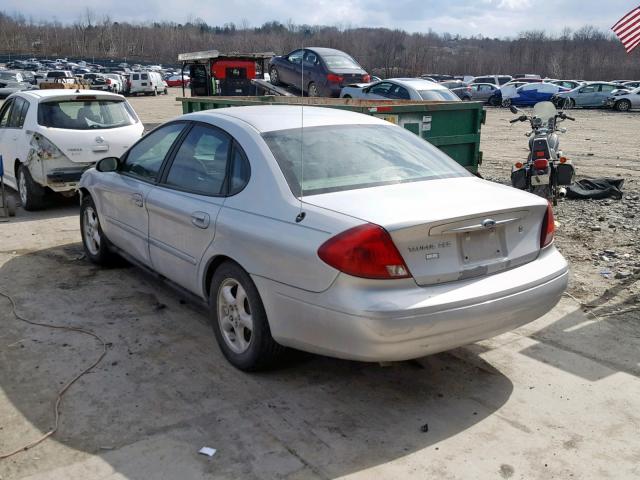 1FAFP55U01G193229 - 2001 FORD TAURUS SES SILVER photo 3