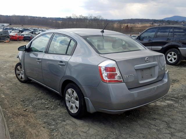 3N1AB61E67L645652 - 2007 NISSAN SENTRA 2.0 SILVER photo 3