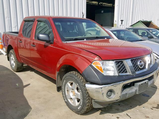 1N6AD07WX6C449628 - 2006 NISSAN FRONTIER C RED photo 1