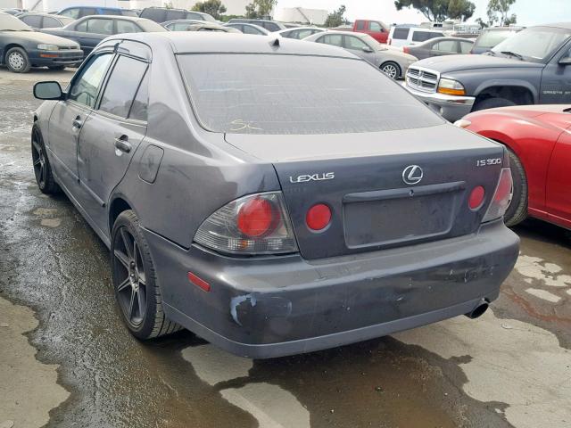 JTHBD192630068944 - 2003 LEXUS IS 300 GRAY photo 3