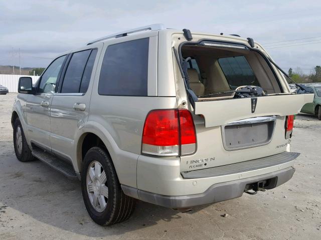 5LMEU78H83ZJ23387 - 2003 LINCOLN AVIATOR Krem foto 3