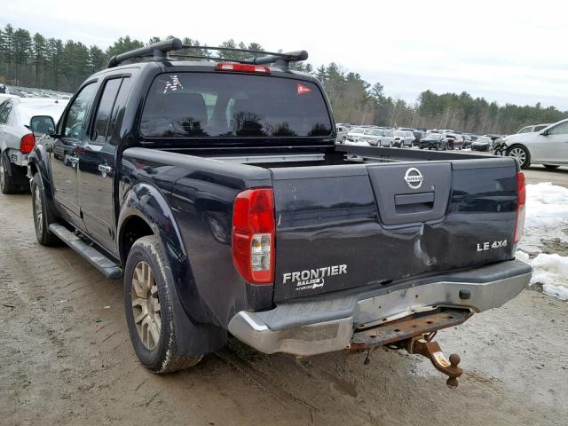 1N6AD0EV3AC439946 - 2010 NISSAN FRONTIER C BLACK photo 3