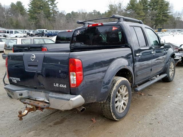 1N6AD0EV3AC439946 - 2010 NISSAN FRONTIER C BLACK photo 4